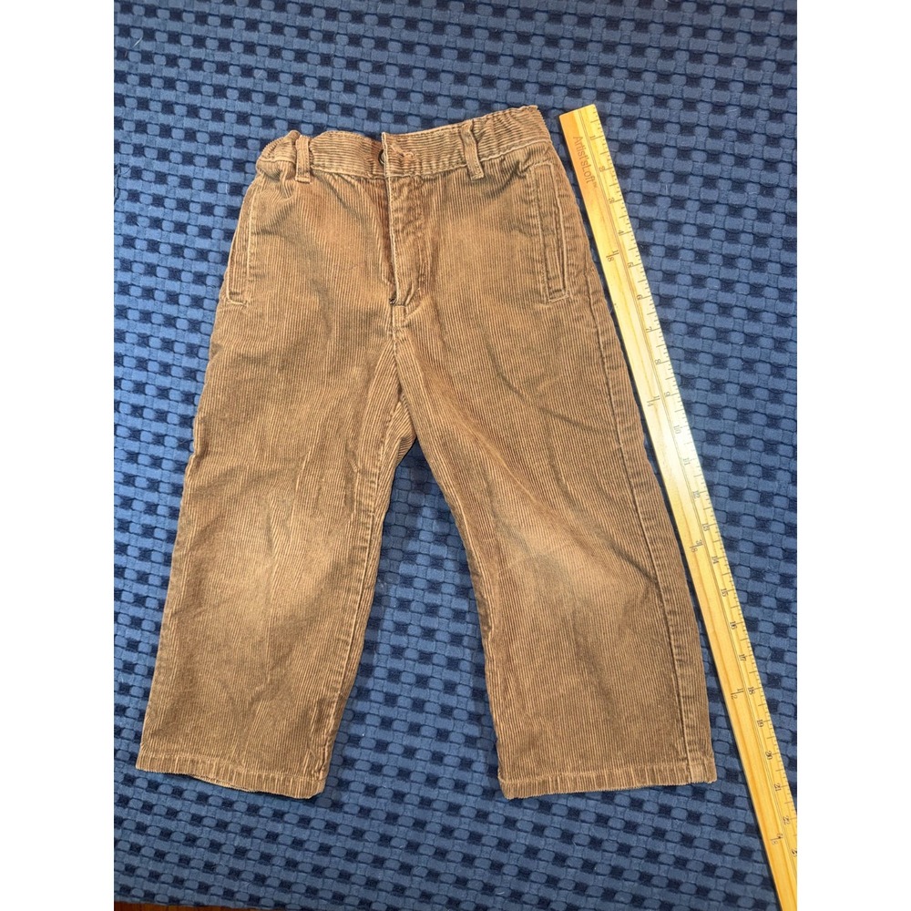 Toddler Boy Janie & Jack 3T Brown Corduroy Pants